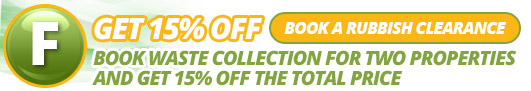 Surbiton London offer rubbish removal for 2 properties and get 15 off the total price
